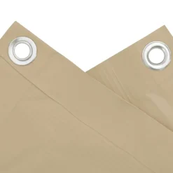 vidaXL Balkonsichtschutz Oxfordgewebe 75x400 cm Beige