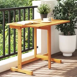 vidaXL Balkontisch Klappbar 90x60x72 cm Massivholz Akazie