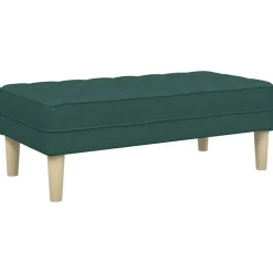 vidaXL Bank mit Kissen Dunkelgrün 113 x 57 x 39 cm Stoff