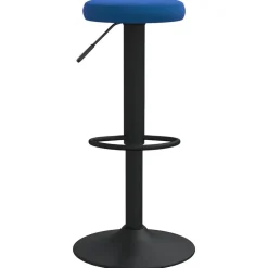 vidaXL Barhocker 2 Stk. Blau Samt