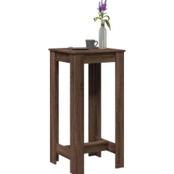 vidaXL Bartisch Braun Eichen-Optik 51x50x103,5 cm Holzwerkstoff