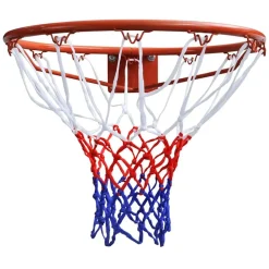 vidaXL Basketballkorb mit Netz Orange 45 cm