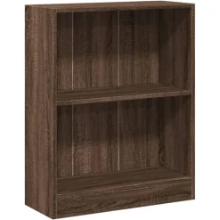 vidaXL Bücherregal Braun Eichen-Optik 60x24x76 cm Holzwerkstoff