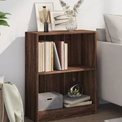 vidaXL Bücherregal Braun Eichen-Optik 60x24x76 cm Holzwerkstoff
