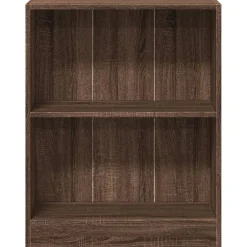 vidaXL Bücherregal Braun Eichen-Optik 60x24x76 cm Holzwerkstoff