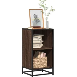 vidaXL Bücherregal Braun Eichen-Optik 40x35x76 cm Holzwerkstoff