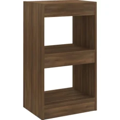 vidaXL Bücherregal/Raumteiler Braun Eichen-Optik 40x30x72 cm