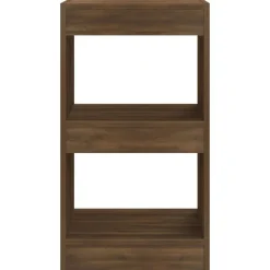 vidaXL Bücherregal/Raumteiler Braun Eichen-Optik 40x30x72 cm