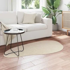 vidaXL Bereichsteppiche HUARTE Beige 80 x 150 cm Polyester