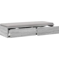 vidaXL Bettschubladen Graues Sonoma 100 x 36,5 x 16,5 cm Holzwerkstoff