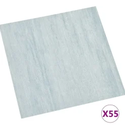 vidaXL Bodenplanken 55 pcs Grün 5,11 m² PVC