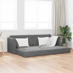 vidaXL Boden-Sofa-Bett Dunkelgrau 213 x 70 x 77 cm Samt
