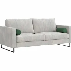 vidaXL Bolsterkissen 2 Stück Dunkelgrün Ø 15 x 40 cm Cordstoff