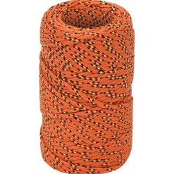 vidaXL Bootsseil Orange 2 mm 25 m Polypropylen