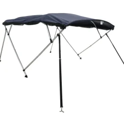 vidaXL 4-Bow Bimini-Top mit Mesh-Seitenteilen 243x(170-182)x137 cm