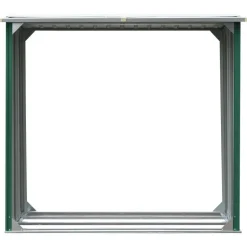 vidaXL Brennholzlager Verzinkter Stahl 172x91x154 cm Grün