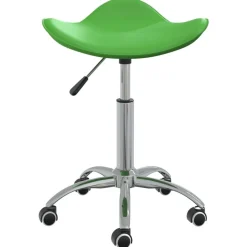 vidaXL Bürostuhl Grün Kunstleder