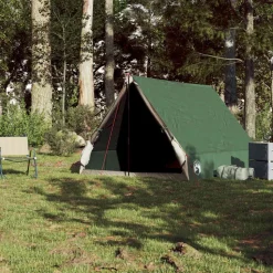 vidaXL Camping-Keilzelt 2 Personen Grün Wasserdicht
