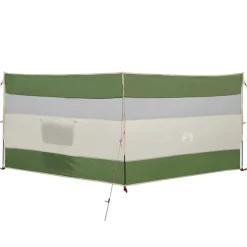 vidaXL Camping-Windschutz Grün 340x130 cm Wasserdicht