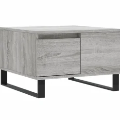 vidaXL Couchtisch Grau Sonoma 55x55x36,5 cm Holzwerkstoff