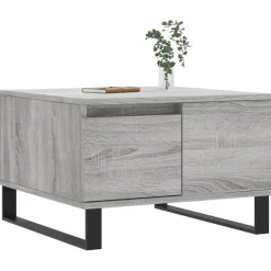 vidaXL Couchtisch Grau Sonoma 55x55x36,5 cm Holzwerkstoff