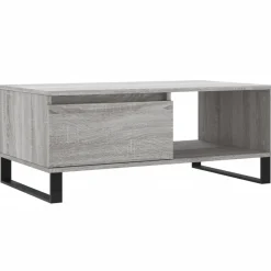 vidaXL Couchtisch Grau Sonoma 90x50x36,5 cm Holzwerkstoff