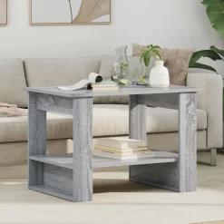 vidaXL Couchtisch Graues Sonoma 72 x 50 x 50 cm Holzwerkstoff