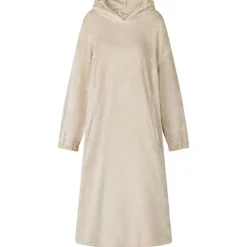 vidaXL Decken-Hoodie Beige S Flanell