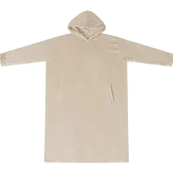 vidaXL Decken-Hoodie Beige S Flanell