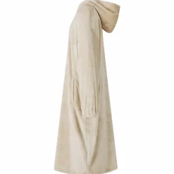 vidaXL Decken-Hoodie Beige S Flanell