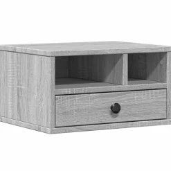 vidaXL Druckerständer Grau Sonoma 40x32x22,5 cm Holzwerkstoff