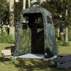 vidaXL Duschzelt Camouflage Wasserfest