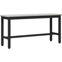 vidaXL Esstischbank Graues Sonoma 100 x 32,5 x 48,5 cm