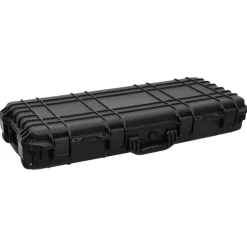 vidaXL Flugkoffer mit Rollen Schwarz 96x42x16 cm PP