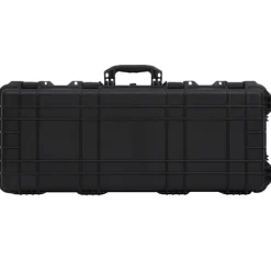 vidaXL Flugkoffer mit Rollen Schwarz 96x42x16 cm PP