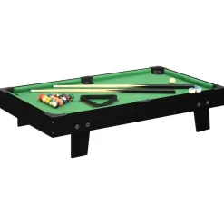 vidaXL 3-Fuß Mini-Billardtisch 92x52x19 cm Schwarz und Grün