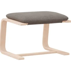 vidaXL Fußhocker Taupe 51x41x40 cm Stoff