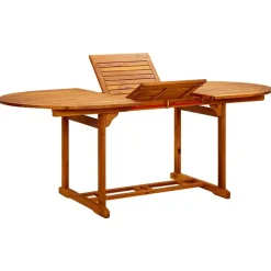 vidaXL Gartentisch (150-200)x100x75 cm Massivholz Akazie