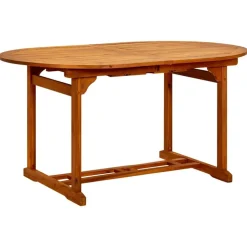 vidaXL Gartentisch (150-200)x100x75 cm Massivholz Akazie