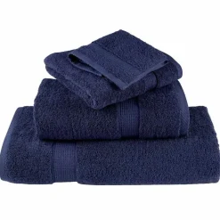 vidaXL Gästetuch SOLUND 2 pcs Marineblau 15 x 21 cm 550 gsm