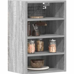 vidaXL Hängeschrank Riga Grau Sonoma 40x29,5x60 cm Holzwerkstoff
