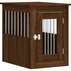 vidaXL Hundekäfig im Möbelstil Braun Eichen-Optik 45x62x59 cm