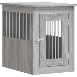 vidaXL Hundekäfig im Möbelstil Grau Sonoma 45x62x59 cm Holzwerkstoff