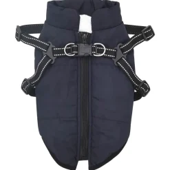 vidaXL Hundemantel Marineblau L24 Fleece und Polyester