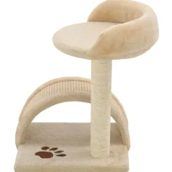vidaXL Katzen-Kratzbaum Sisal 40 cm Beige und Braun