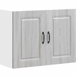 vidaXL Küchen-Hängeschrank Kalmar Grau Sonoma Holzwerkstoff