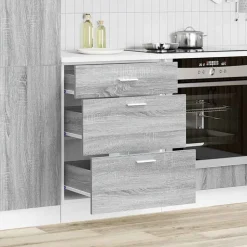 vidaXL Küchenunterschrank Lyon Grau Sonoma Holzwerkstoff