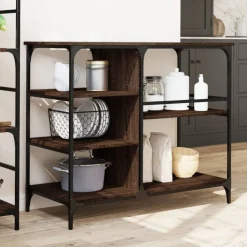 vidaXL Küchenwagen Braun Eichen-Optik 100x45x89,5 cm Holzwerkstoff