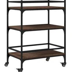 vidaXL Küchenwagen Braun Eichen-Optik 65x40x86,5 cm Holzwerkstoff