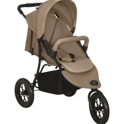 vidaXL Kinderwagen Taupe Stahl